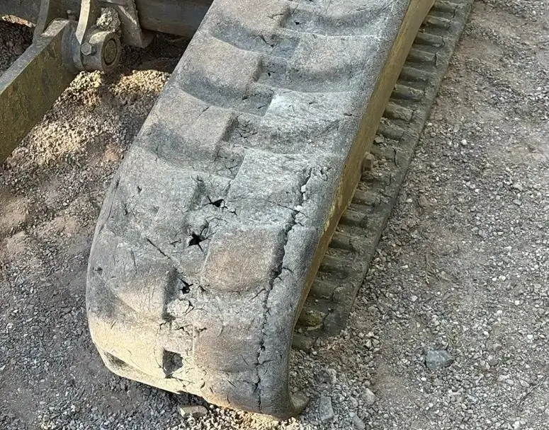 Gummikette Minibagger Verschleiß